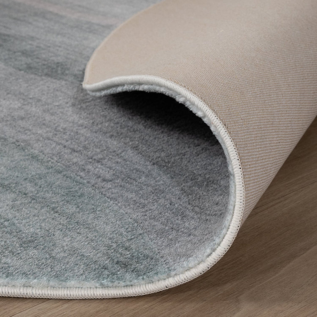 Round Modern Rug - Field Green