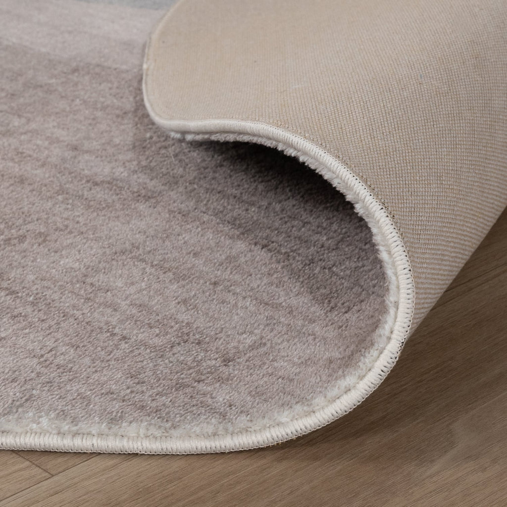 Round Modern Rug - Field Taupe