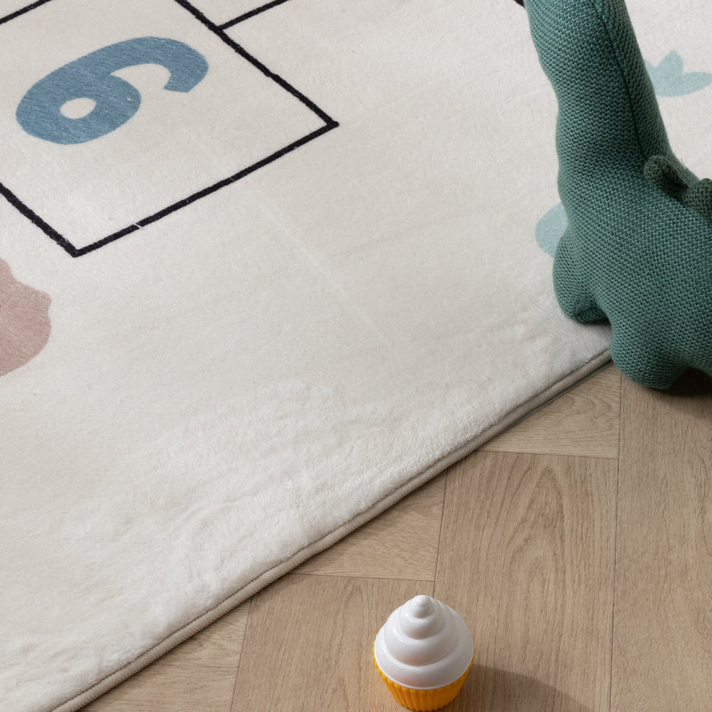Kids Play Rug - Ruby Dino Cream