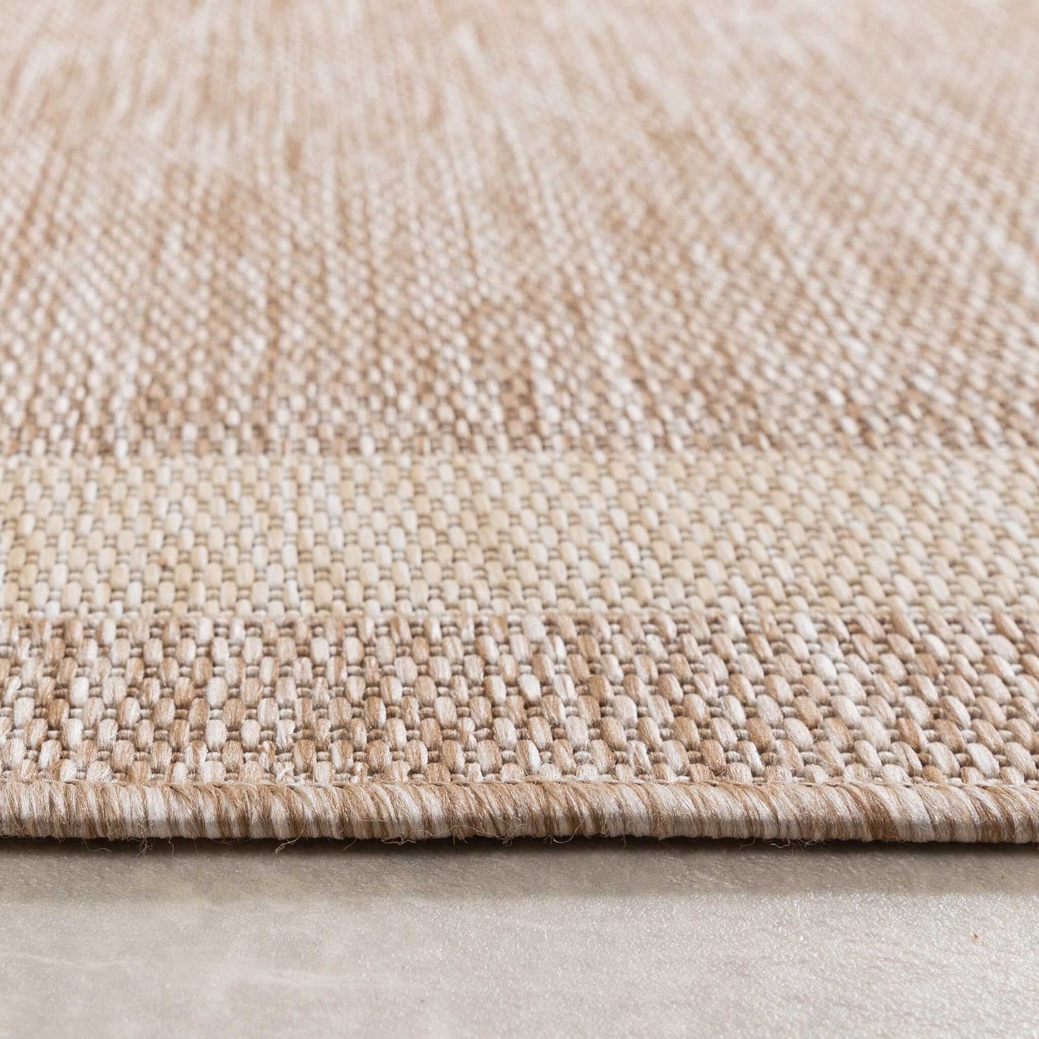 Balcony Rug - Sierra Border Beige/Cream