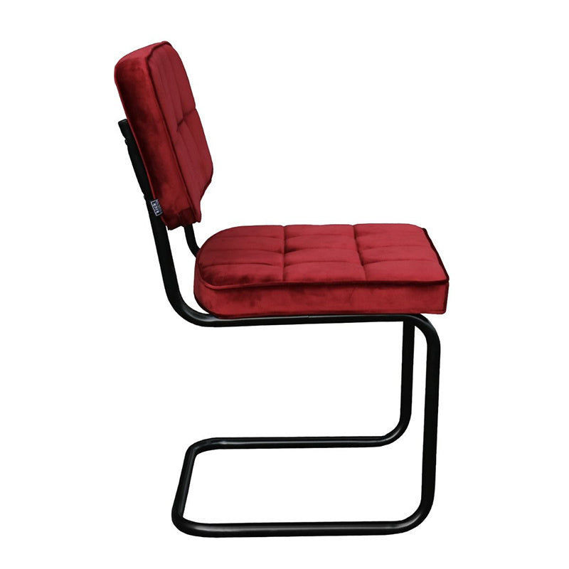 Chair Velvet - Ivy Red