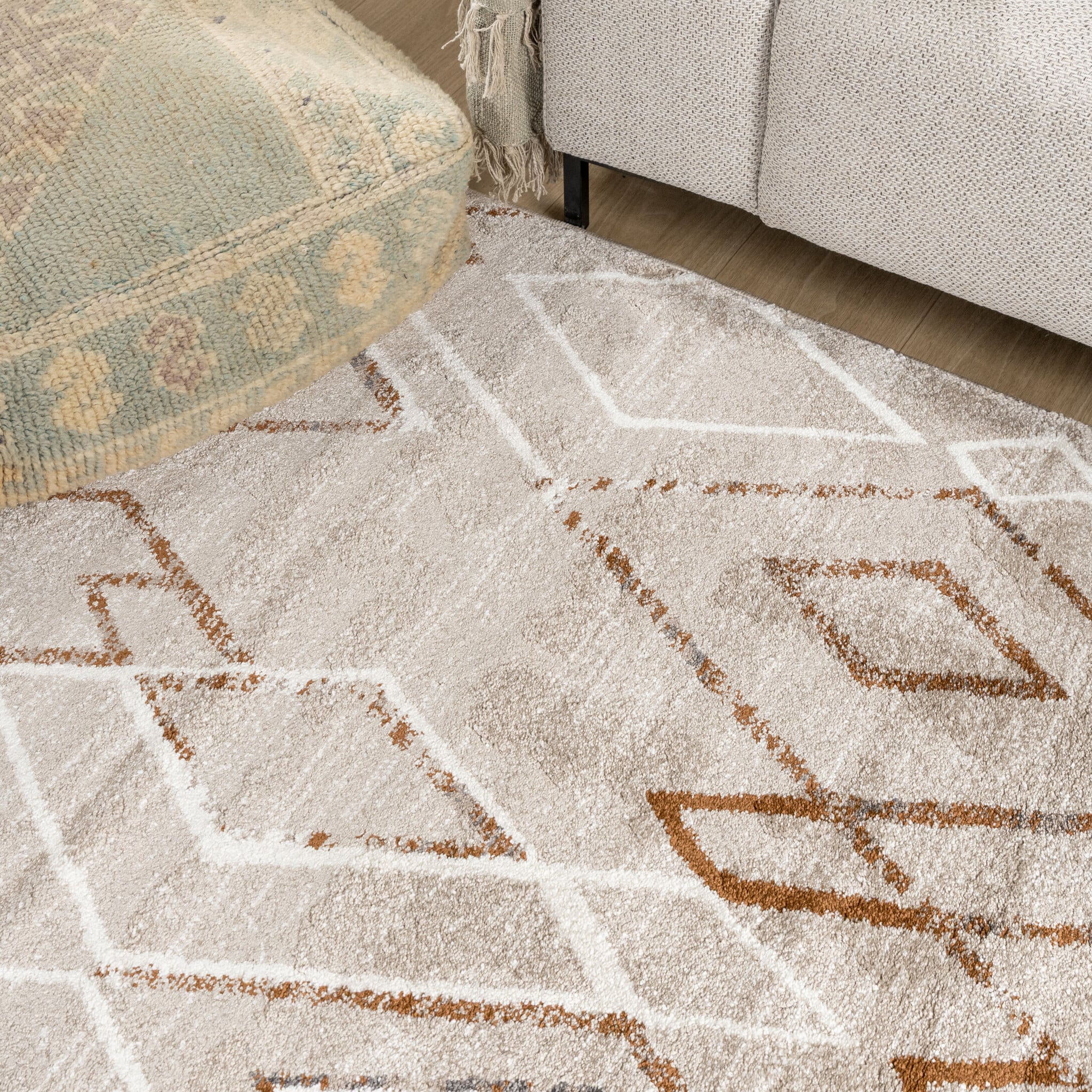 Berber rug - Blend Diamond Beige