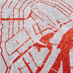 Graphic Floor Rug - Cities Amsterdam 9323