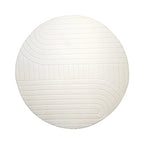 Round Scandinavian Rug - Charm Arches White