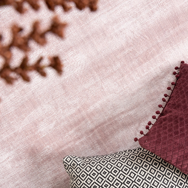 Viscose Rug - Pearl Light Pink