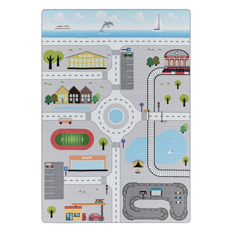 Play Mat - Pleun Autoweg Grey