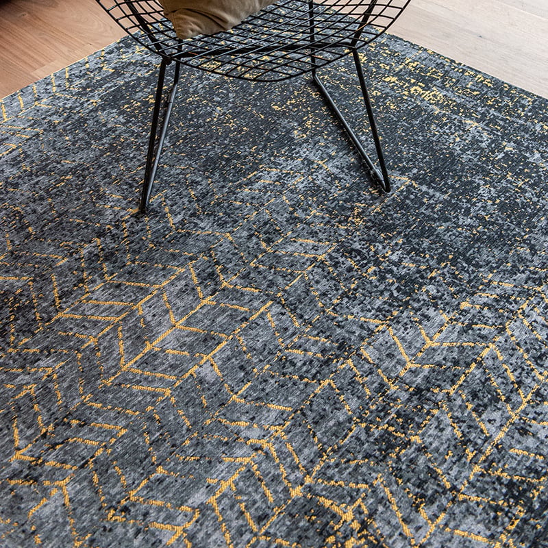 Vintage floor rug - Mad Men Jacob's Ladder 8422 Grey