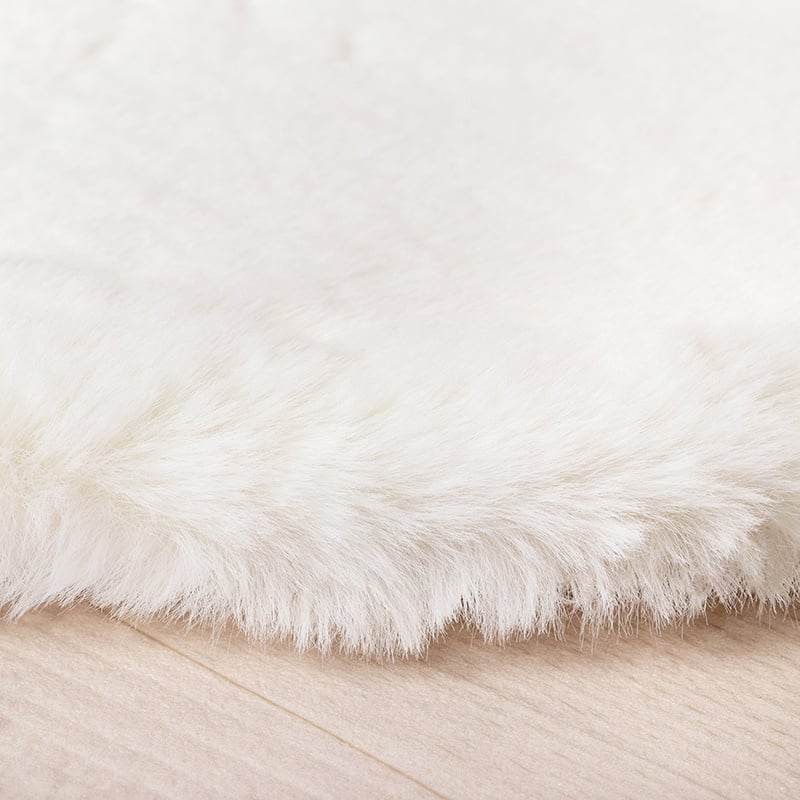 Kids Rug - Huggy Heart White