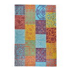 Patchwork floor rug - Delany Multicolor
