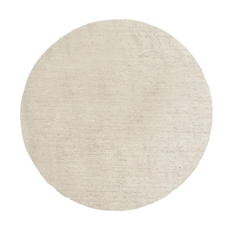 Round Berber Rug - Aicha Beige