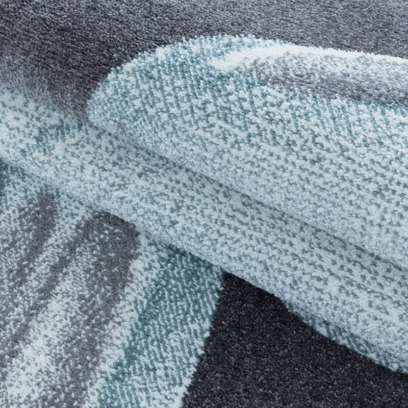 Kids floor rug - Fleurtje Dragon Blue