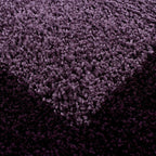 High-Pile Floor Rug - Edge Purple
