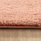 Round Low-Pile Rug – Cozy Pink
