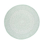 Round Outdoor Rug - Summer Azteca Mint