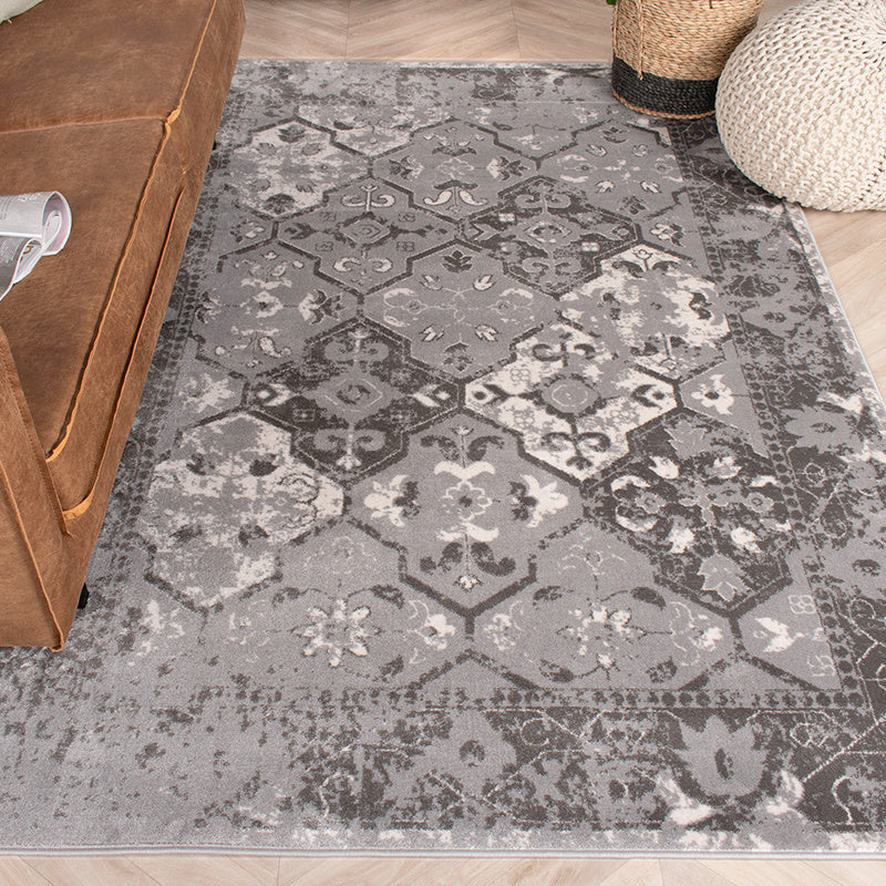 Vintage Rug - Deep Tile Taupe