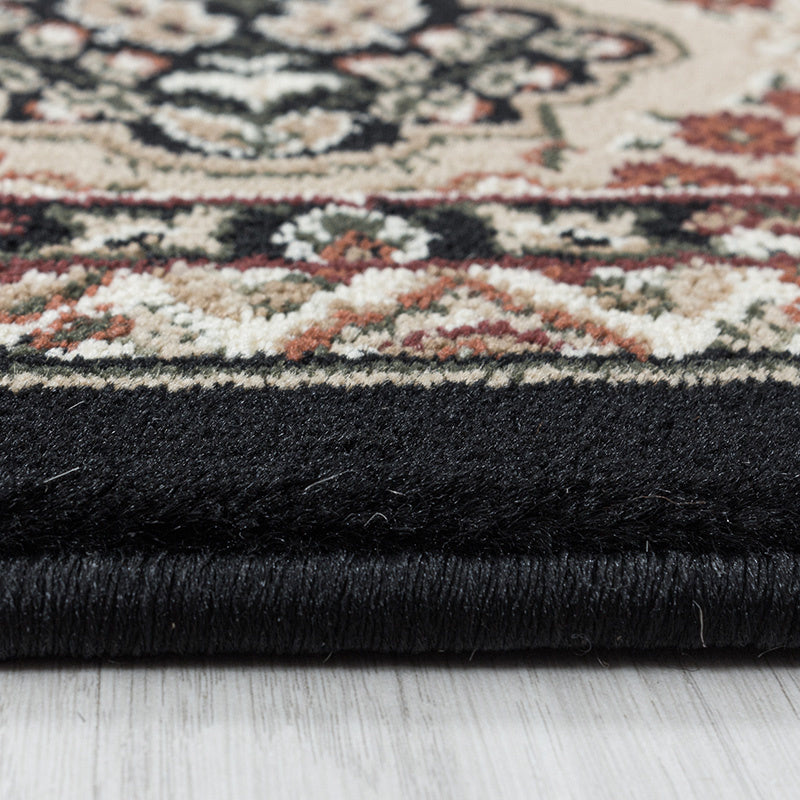 Persian Floor Rug - Kashmir Black 2603