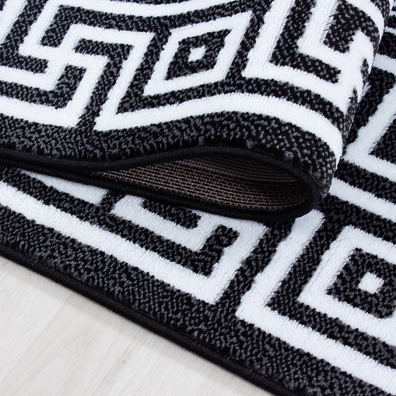 Modern Floor Rug - Jena Black 9340