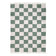 Checkerboard Rug - Blox Fringe Green