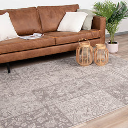 Patchwork Rug - Miracle Grey/Brown