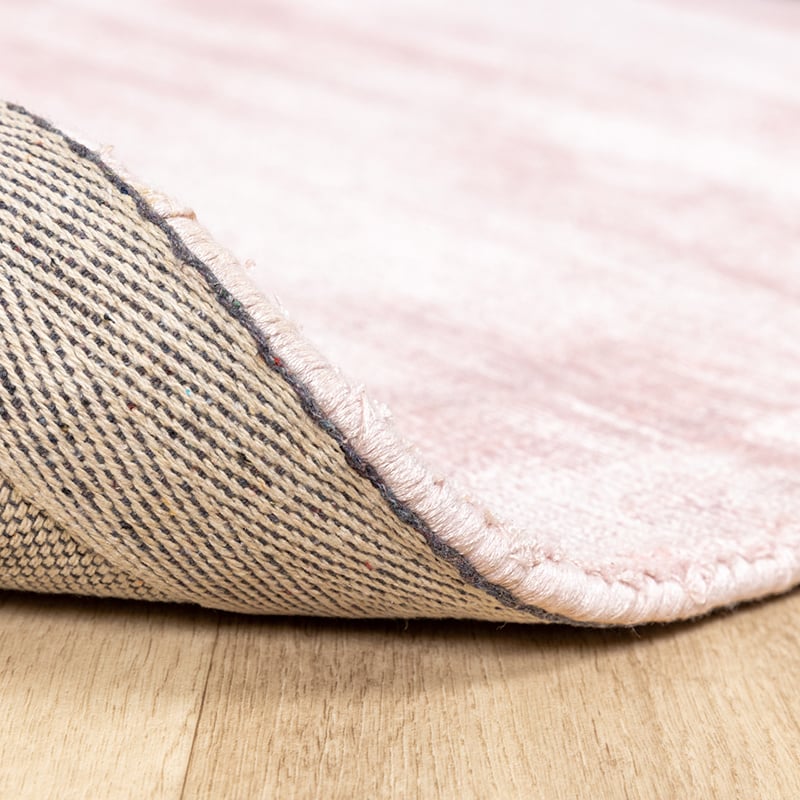 Viscose Rug - Pearl Light Pink