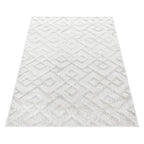 Scandinavian Area Rug - Pitea Pattern Cream