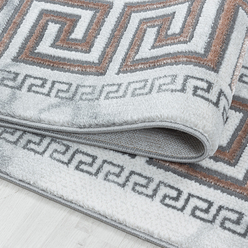 Modern Rug - Marble Edge Grey/Brown
