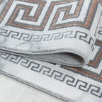 Modern Rug - Marble Edge Grey/Brown