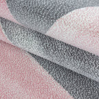 Modern floor rug - Brick Pink 1130