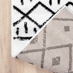 Scandinavian Rug - Scandi Stina Black/White