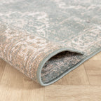 Vintage Runner Rug - Spring Medallion Green/Cream