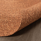 Round Indoor Outdoor Rug - Bali Terracotta