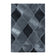 Modern Floor Rug - Streaky Path Black/Grey