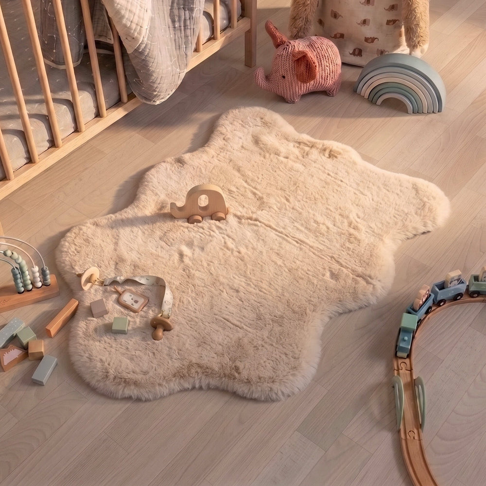 Kids Rug - Huggy Sheep Cream
