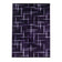 Modern floor rug - Streaky Scratch Purple/White