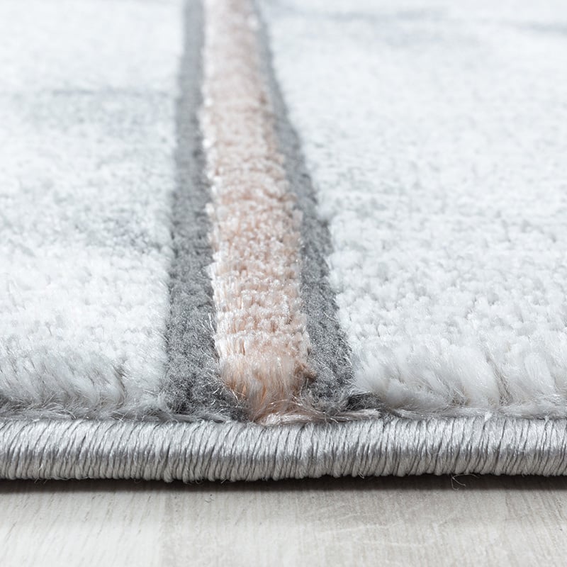 Modern floor rug - Marble Box Grey/Brown