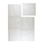Foam Puzzle Mat – Alfie Stripes Grey/Beige