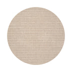Round Jute Outdoor Rug - Nomad Melange Cream