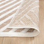 Modern Rug - Nori Lines White/Taupe
