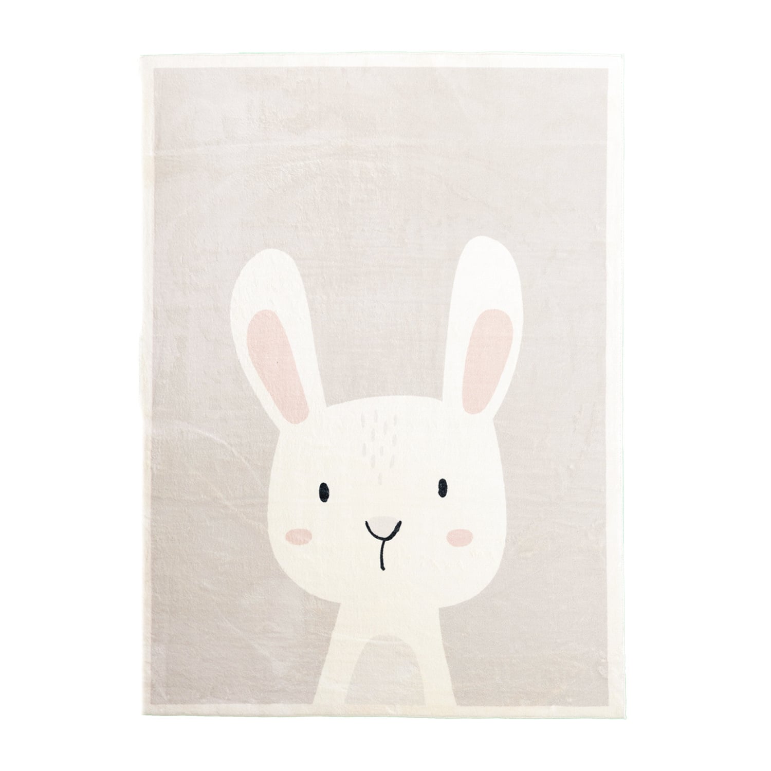 Washable Kids Rug- - Simba Bunny White