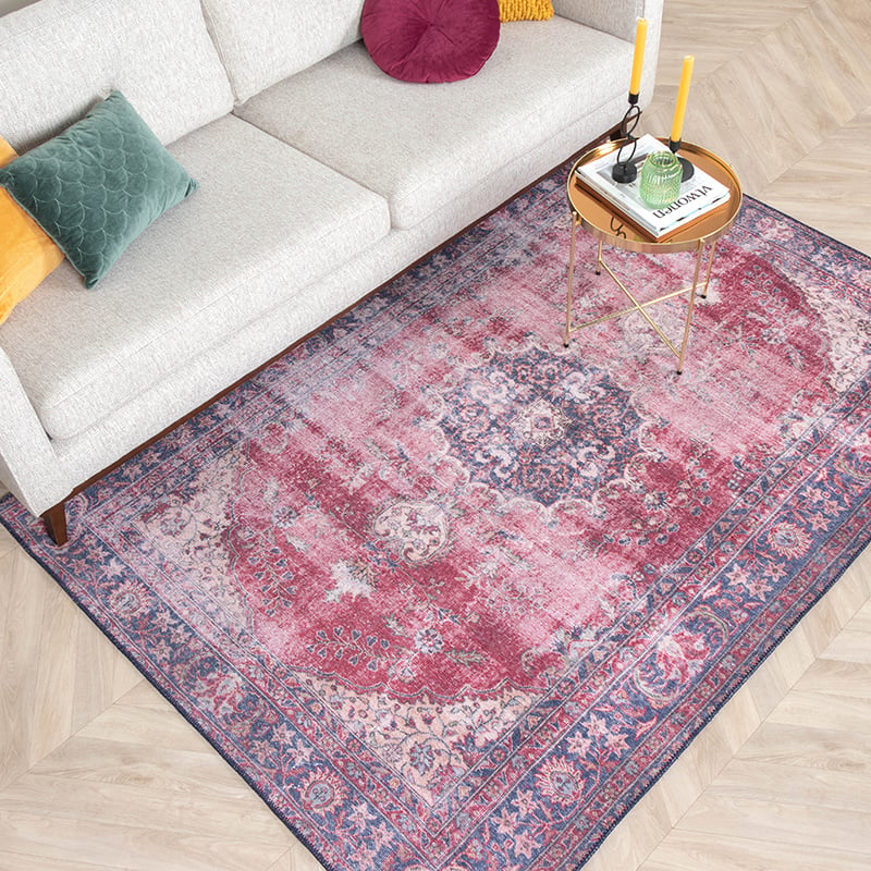 Vintage Rug - Estate Medallion Burgundy