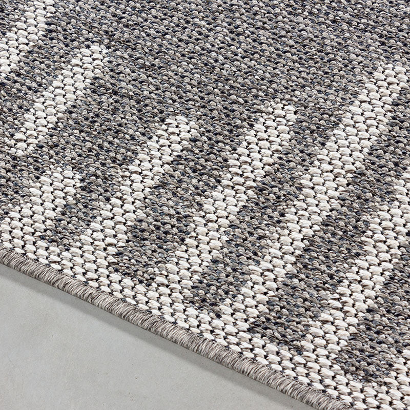 Jute Outdoor Rug - Aruba Square Grey