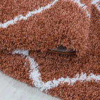 Berber Rug - Agadir Lines Terra/Cream