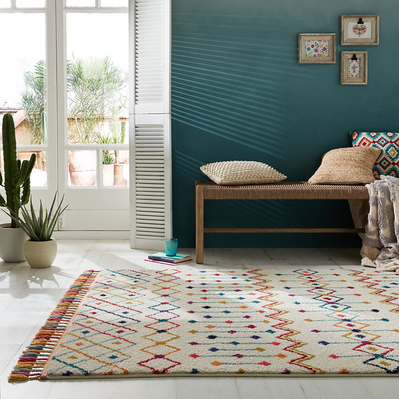 Colorful floor rug - Monero Prairie Multicolor