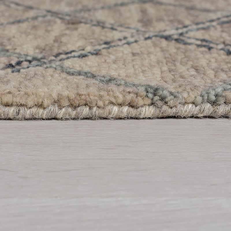 Modern floor rug - Nappo Diego Grey