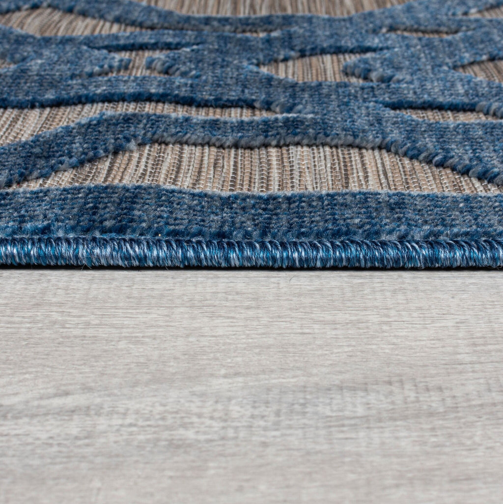 Outdoor Rug - Piatto Oro Blue