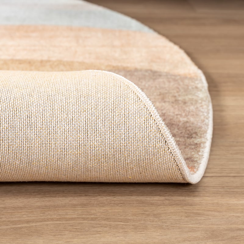 Round Modern Rug - Field Terra