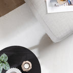 Soft Low-Pile Rug - Cozy White