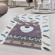 Kids' Rug - Fleurtje Bear Purple
