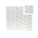Foam puzzle mat - Alfie XL Rainbow White
