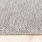 Outdoor Rug - Summer Tile Light Grey